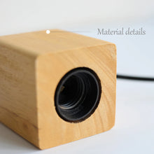 Retro Wooden E27 Table Lamp