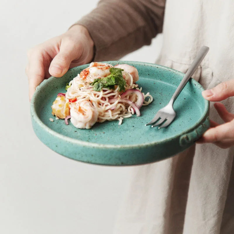 Japanese Green Retro Plate