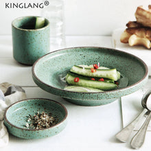 Japanese Green Retro Plate