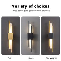Classy Modern LED Wall Lamp - Dual Light Iron & Acrylic