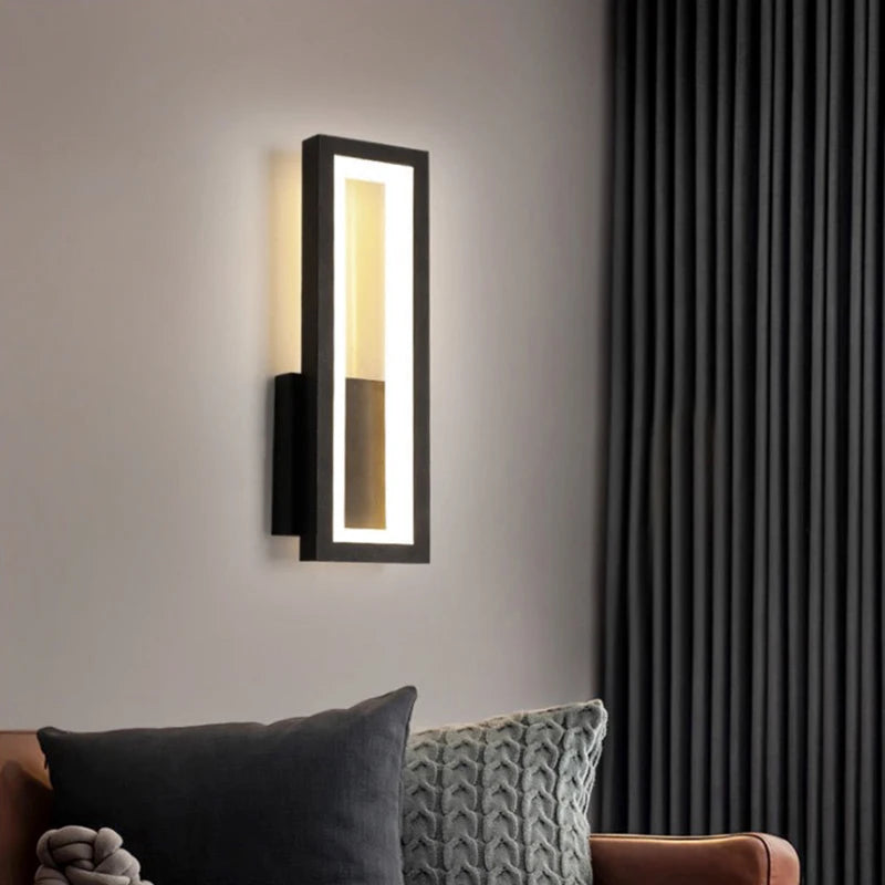 Modern Minimalist Wall Lamp - LED Dimmable Aluminum Design