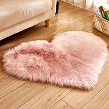 Heart Shaped Fluffy Mat