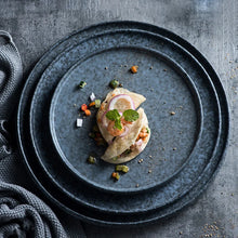 Western Round Ceramic Plate