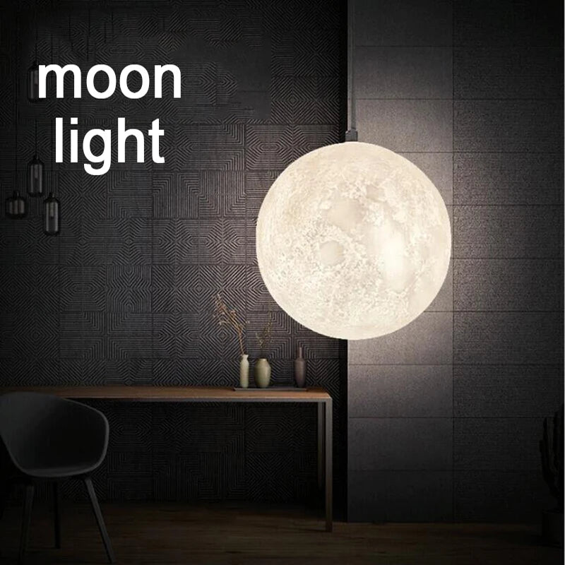 Modern Moon Pendant Light