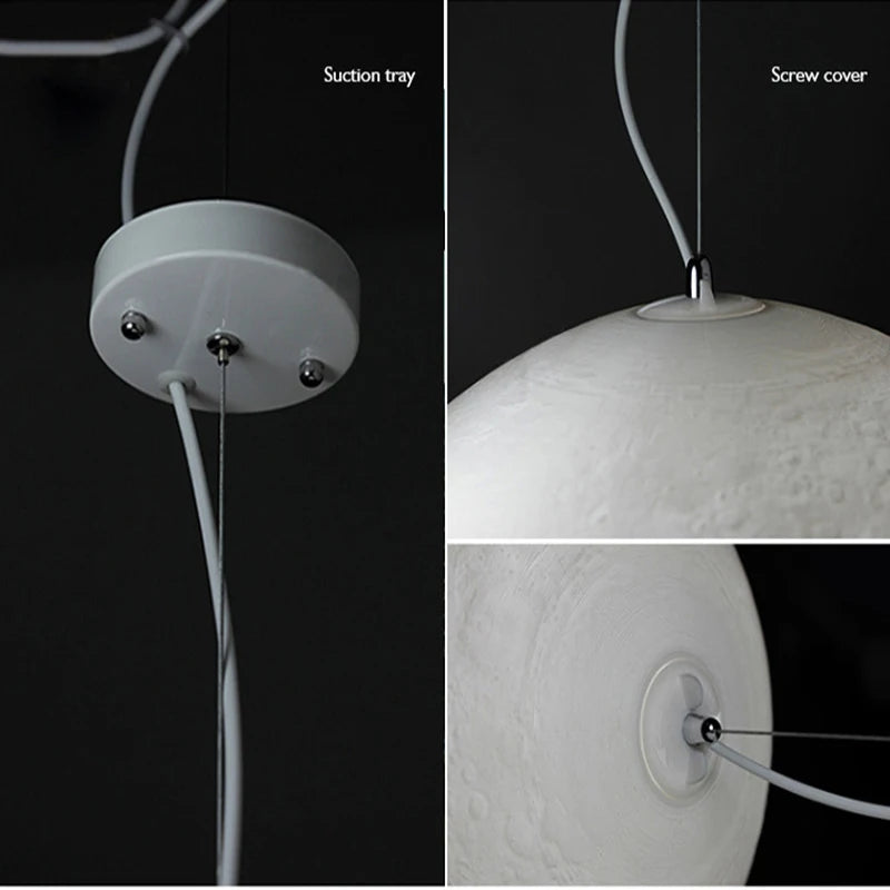Modern Moon Pendant Light