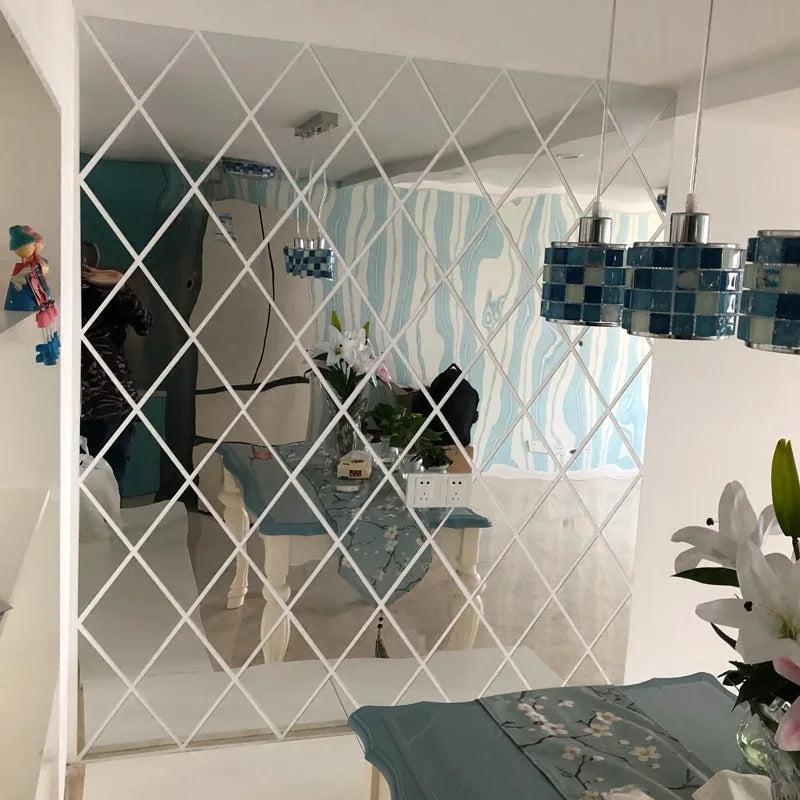 Modern Acrylic Mirror Stickers