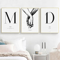 Quote Words Nordic Style Canvas Poster - Inspirational Wall Art