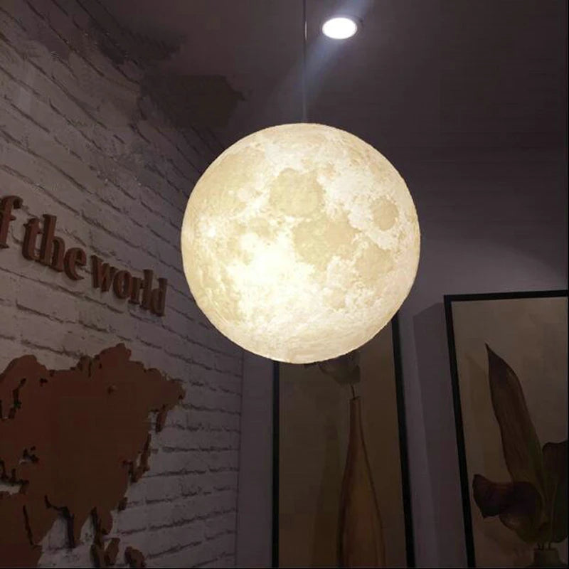 Modern Moon Pendant Light