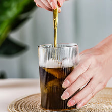 Striped Heat-Resistant Drinking Glass
