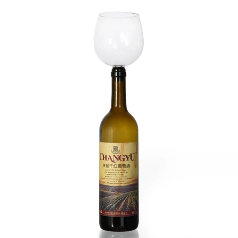 Bottle-Shaped Novelty Wine Glass