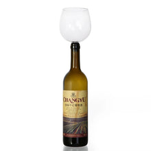 Bottle-Shaped Novelty Wine Glass