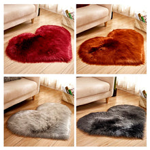 Heart Shaped Fluffy Mat