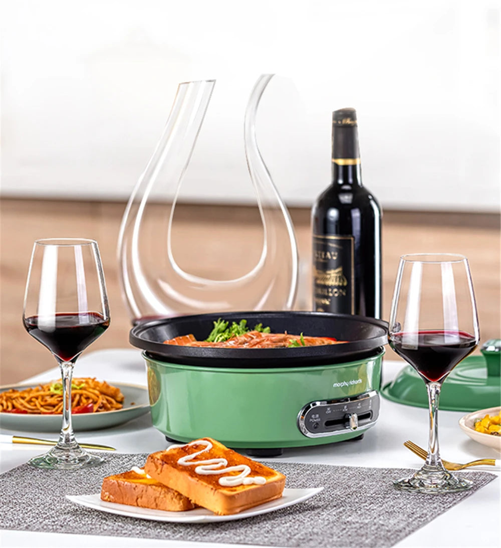 Handmade Crystal Wine Decanter - 1200ML Luxury Design