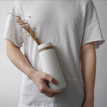 Matte Ceramic Hemp Rope Vase