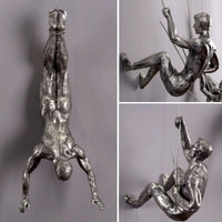 Rock Climbing Figures - Resin Adventure Sculpture Set
