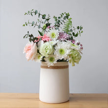 Matte Ceramic Hemp Rope Vase