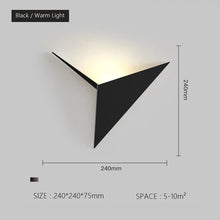 Geometric Triangle LED Wall Lamp