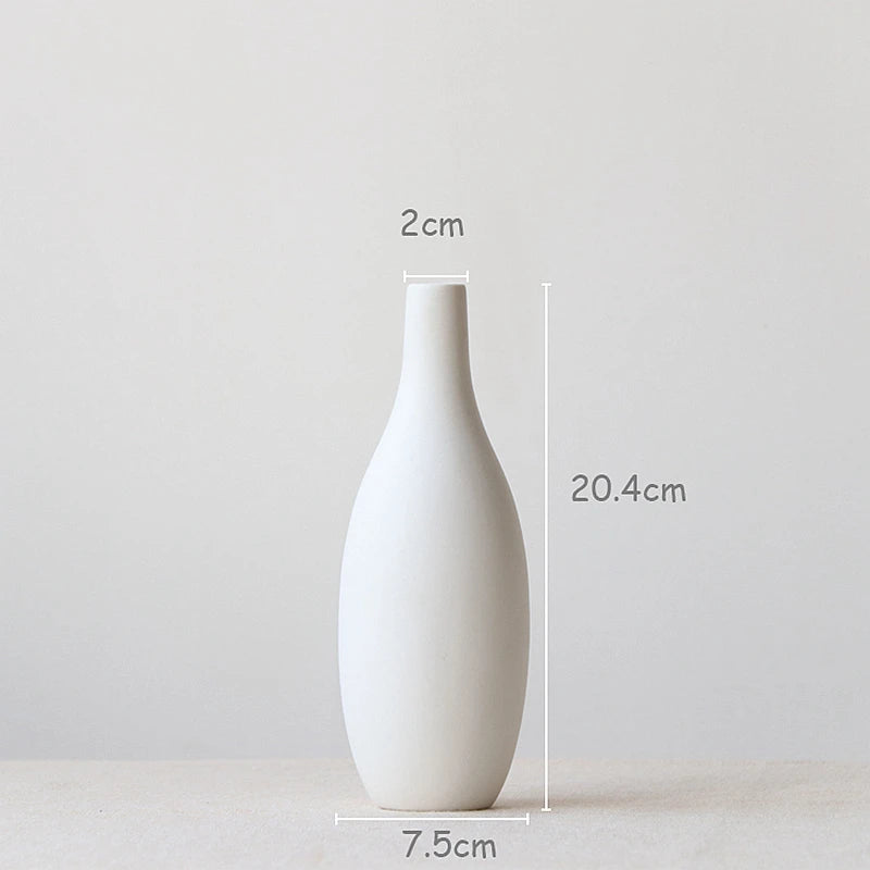 Classic White Porcelain Vase
