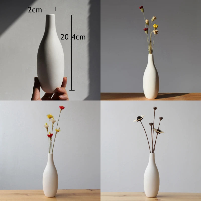 Classic White Porcelain Vase