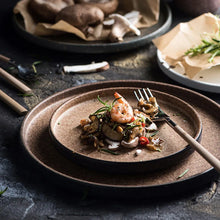 Western Round Ceramic Plate