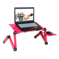 Simple Laptop Table with Keyboard Shelf - Space-Saving Desk