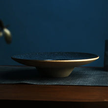 Gold Rim Ceramic Plate