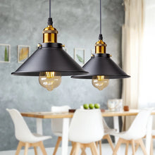 Vintage Black Pendant Light