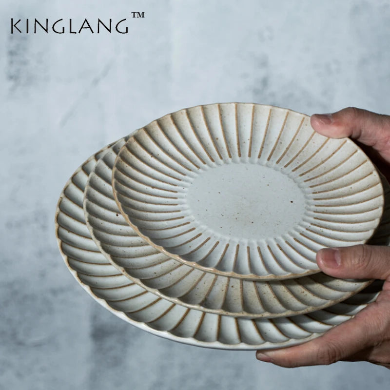 Creative Classy Ceramic Dinner Plate - Elegant Eco-Friendly Design