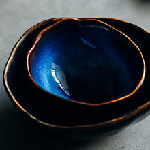 Blue Irregular Ceramic Dinner Set
