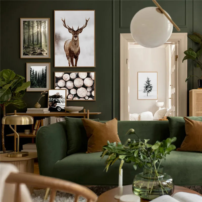 Modern Nature Scenery Wall Art - Canvas Print Unframed