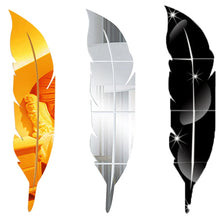 Feather Plume Mirror Decal