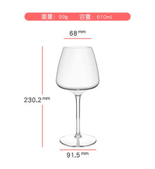 Elegant Crystal Wine Glass