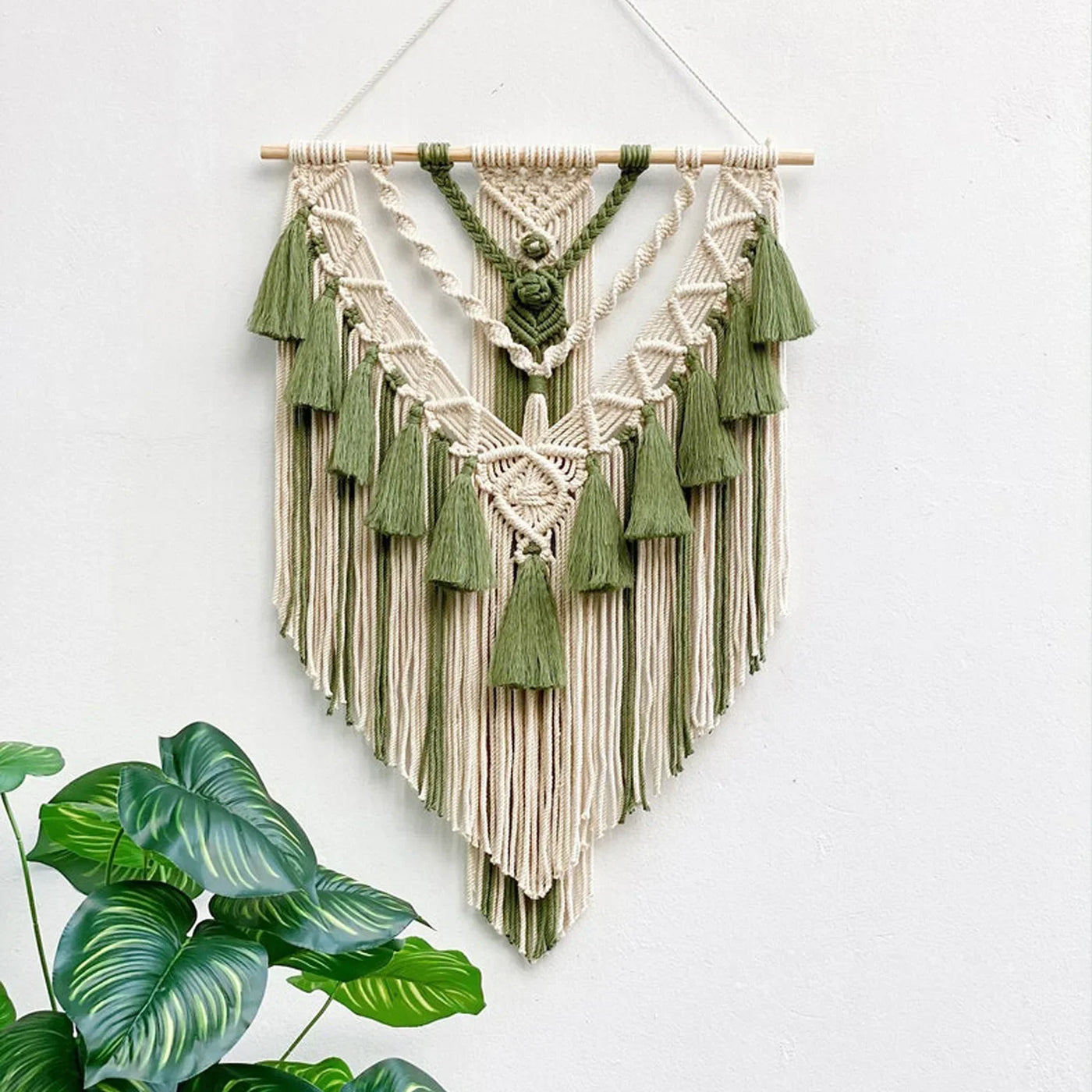 Mini Macrame Wall Hanging - Handwoven Boho Decoration