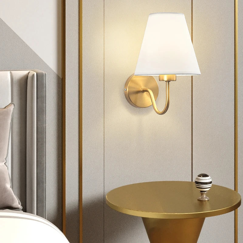 Simple Creative Wall Sconce - Crystal E14 Gold & Silver