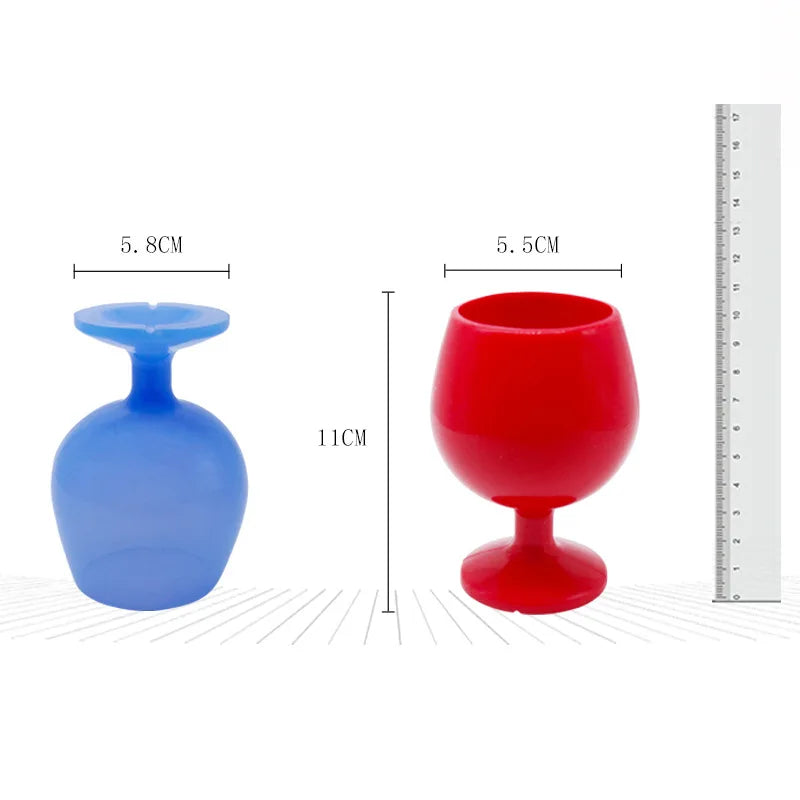 Portable Silicone Wine Cup - Eco-Friendly Travel Drinkware