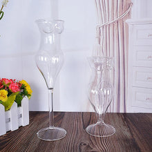 Sculptural Lady Wine Glass