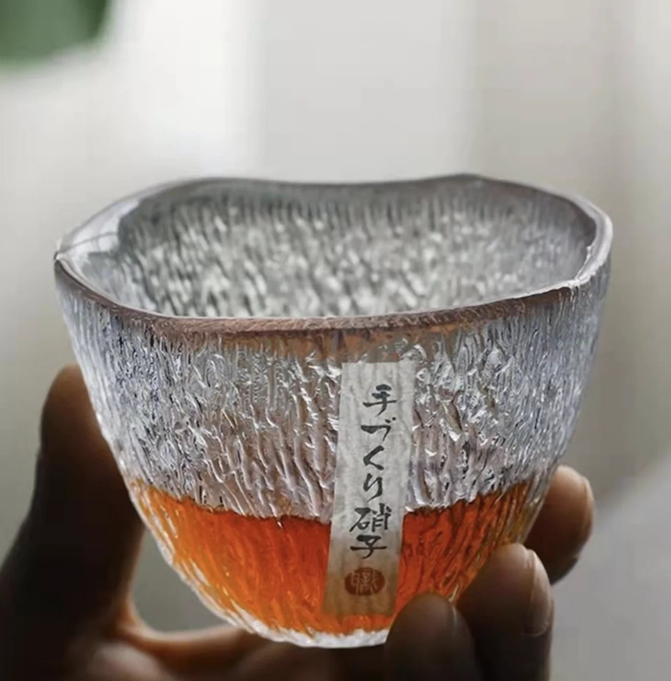 Premium Japanese Handmade Hammered Whiskey Glass
