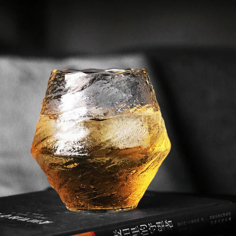 Premium Japanese Handmade Hammered Whiskey Glass