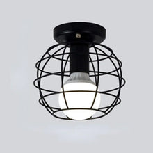 Black Metal Industrial Pendant