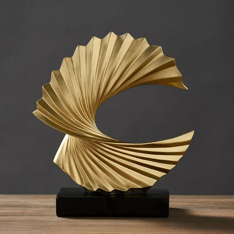Abstract Modern Resin Sculpture