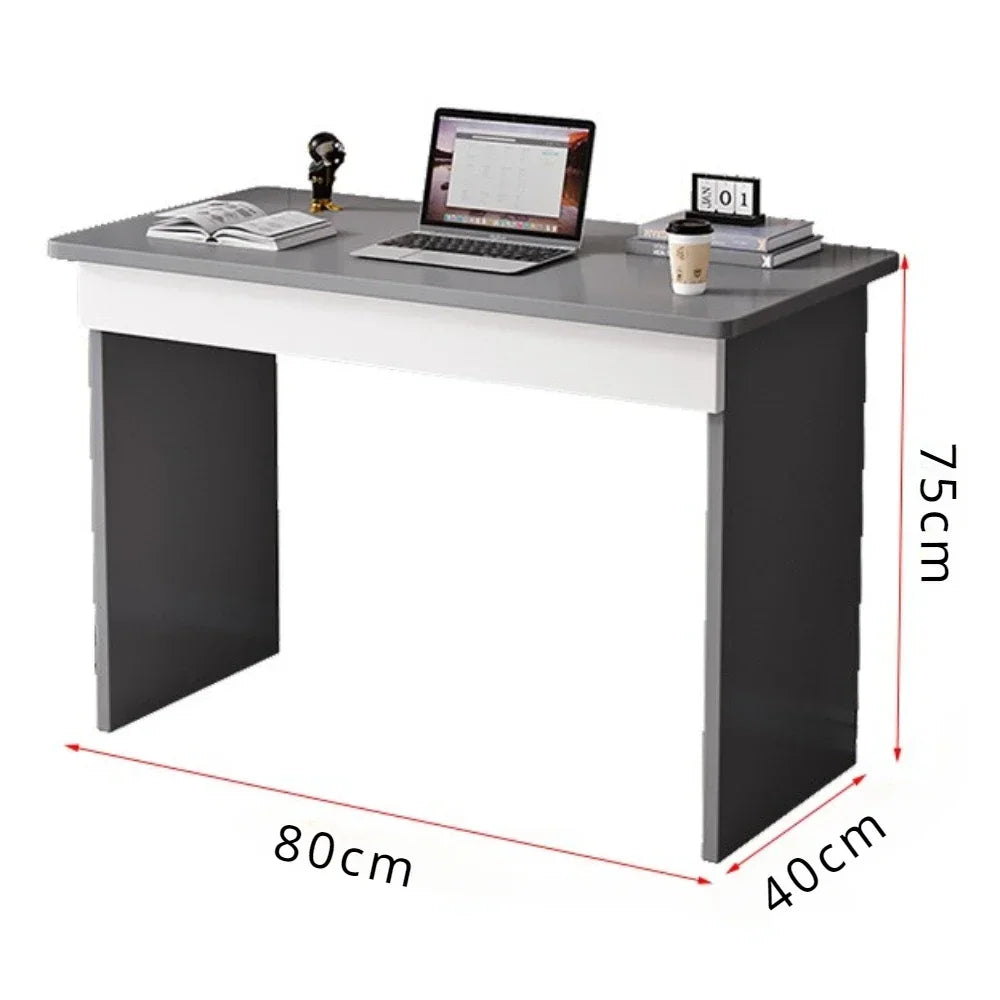 Minimalist Gaming Desk - Sleek Wood Design with Storage
