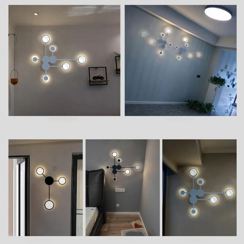 Multi-Head Industrial Wall Lamp