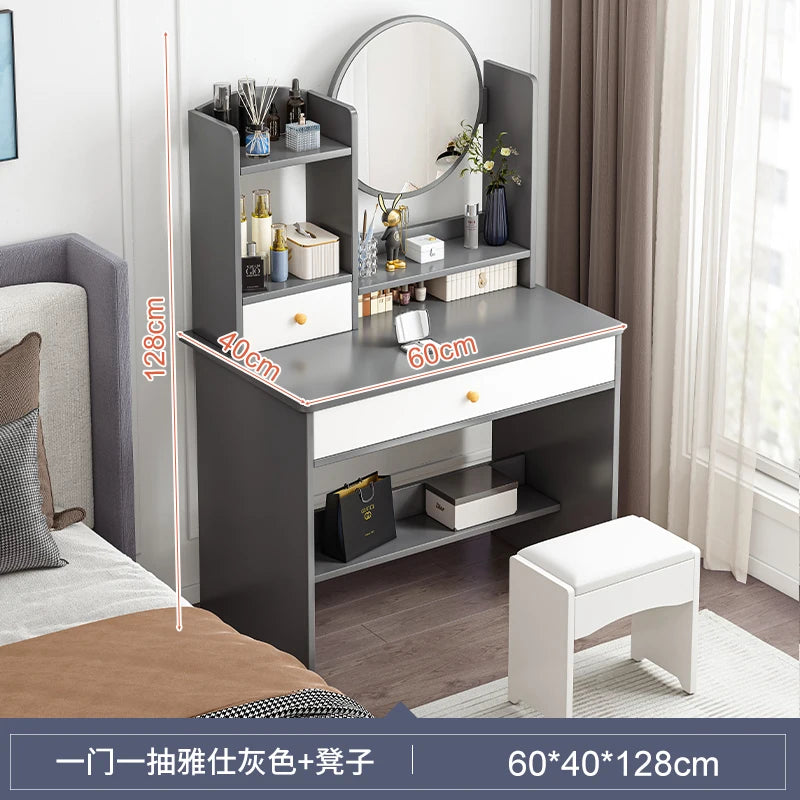 Classic Mirror Dressing Table Set