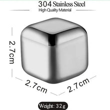 Reusable Stainless Whiskey Chilling Cubes