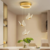 Butterfly Luxury Chandelier - 6-Head Crystal Design