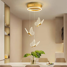 Butterfly Crystal Multi-Head Chandelier