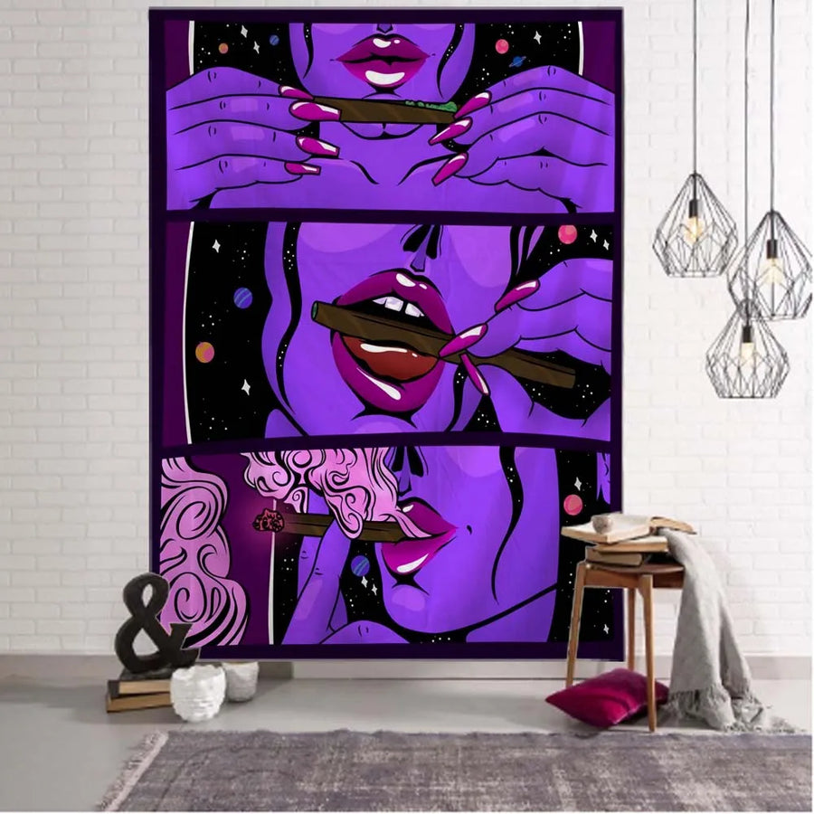 Hippie Wall Big Tapestry - Boho-Chic Canvas Wall Decor 230x150cm