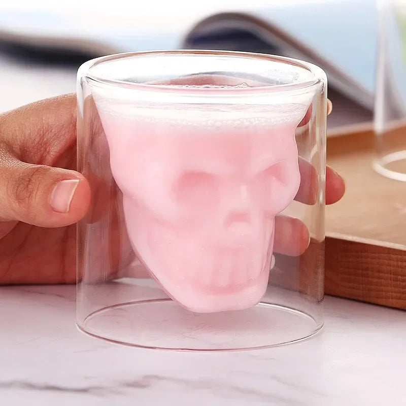 Skull Crystal Drinking Glass