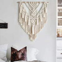 Mini Macrame Wall Hanging - Handwoven Boho Decoration