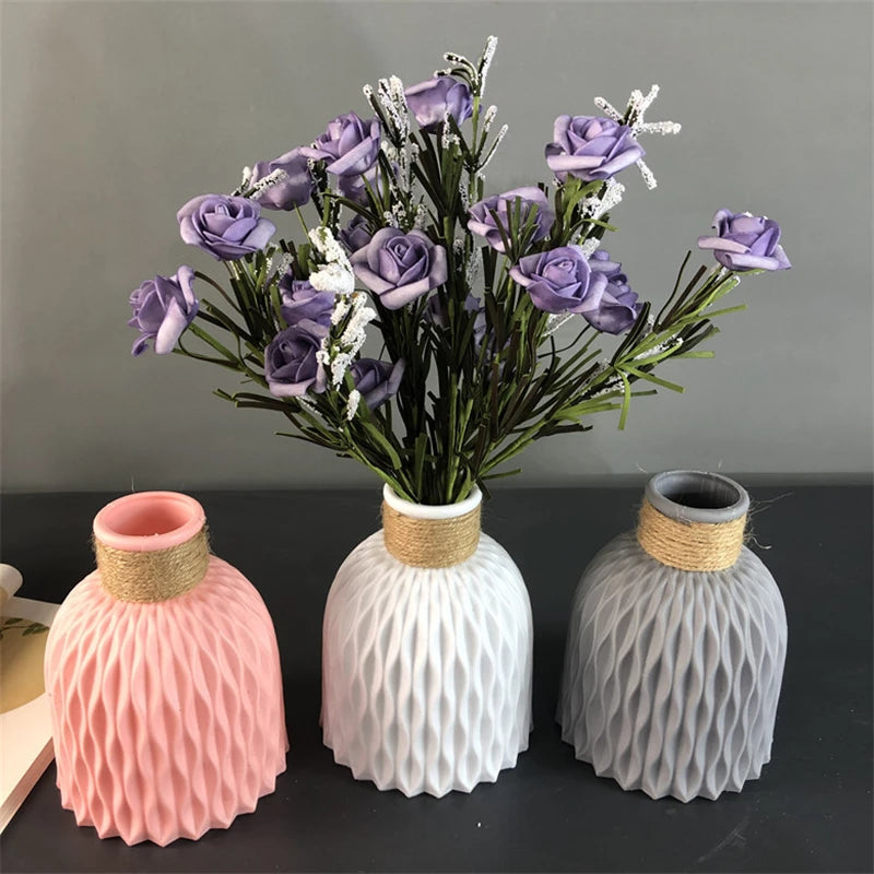 Nordic Style Ceramic Flower Vase - Scandinavian Design 25CM